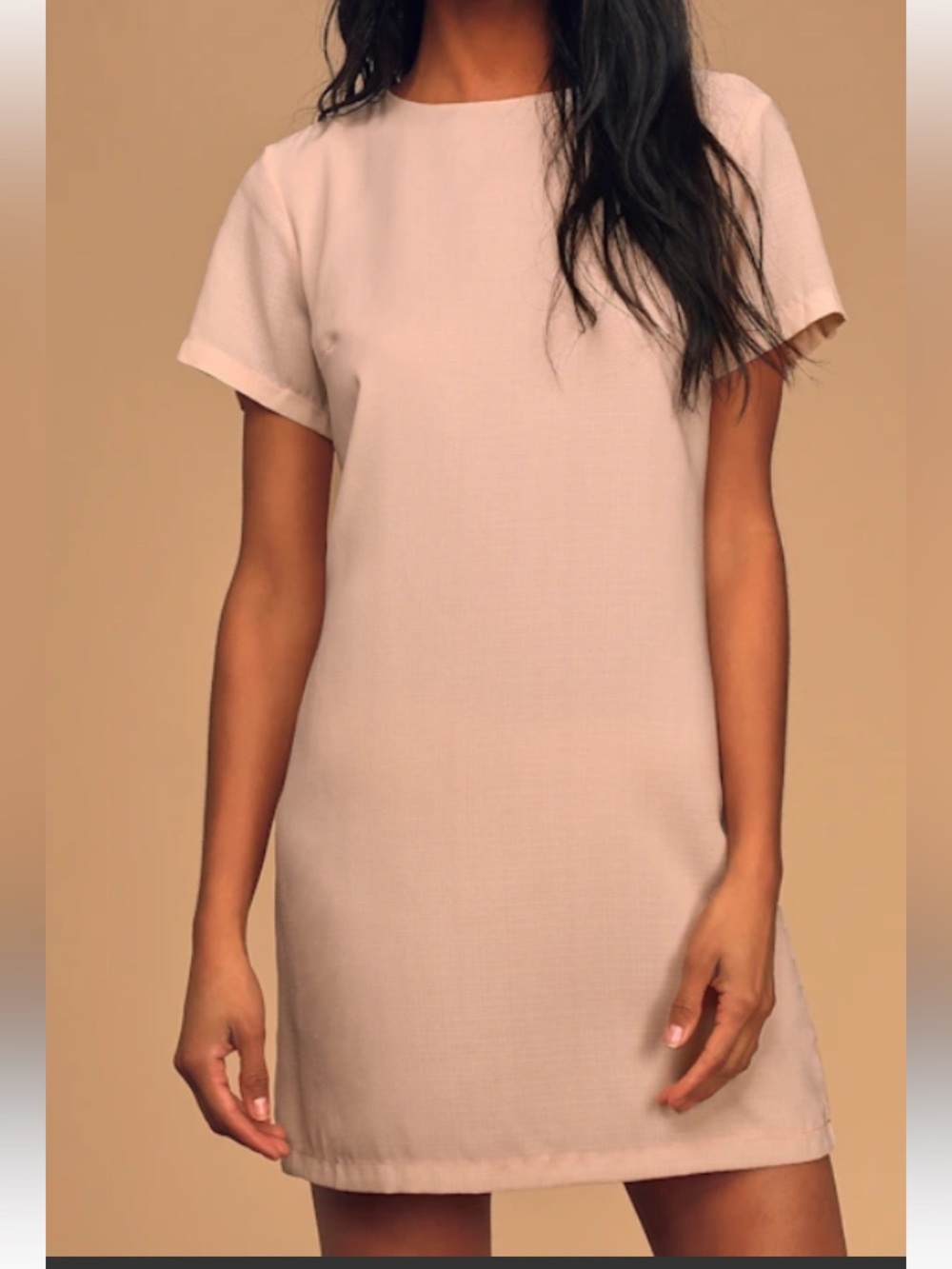 LULU'S COVETED CURATE COLLECTED Blush Dress. Size XS